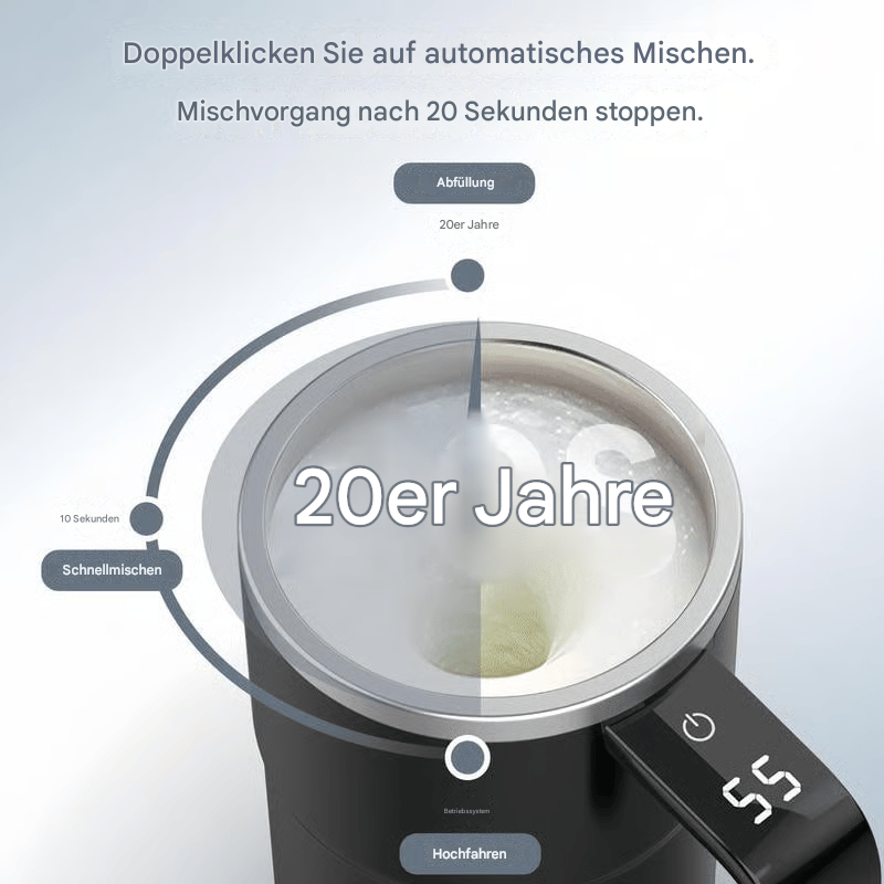 sale20-Selbstrührende Kaffeetasse mit Deckel