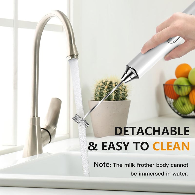 Electric Milk Frother & Egg Beater – 304 Stainless Steel