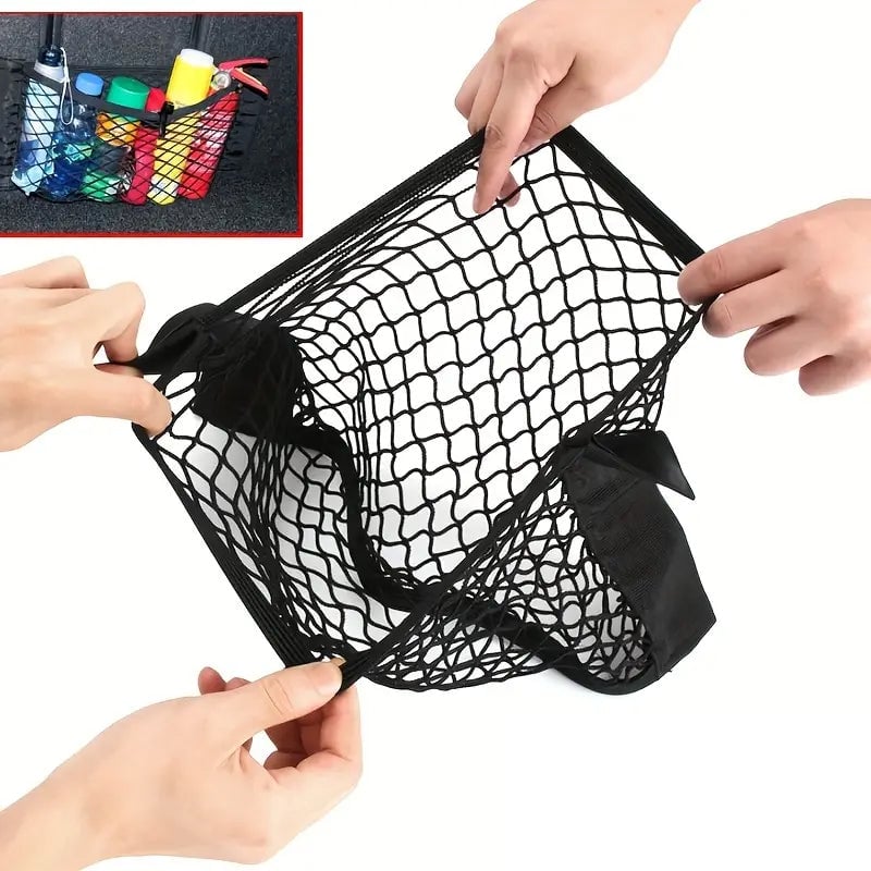 Borsa a rete per stoccaggio sacchetto di plastica (con nastro adesivo)
