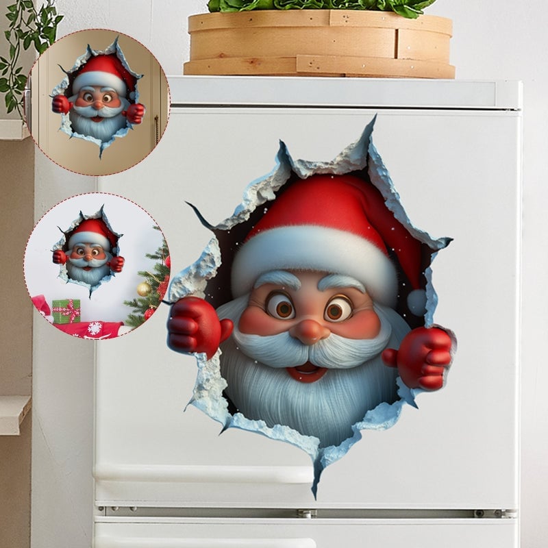 Santa Claus Wall Sticker Set