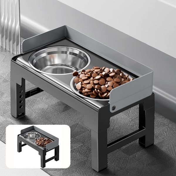 Adjustable Elevated Dog Bowl