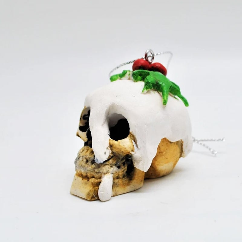 Weihnachtsmann Schädel Anhänger