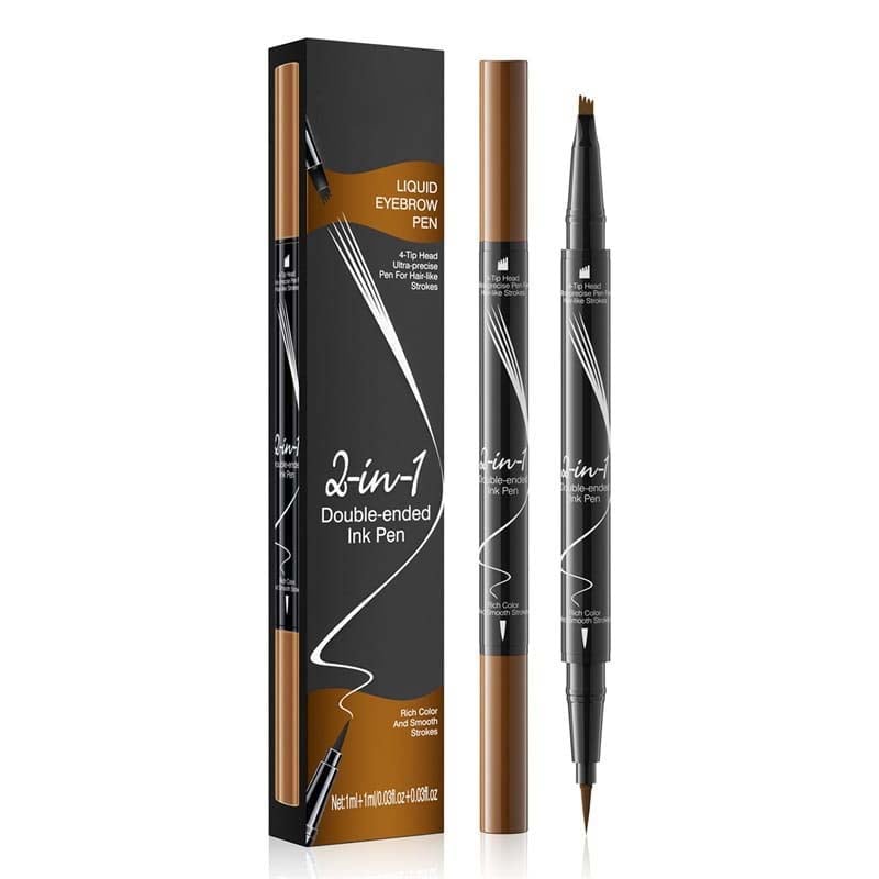 2-In-1 Waterproof Long-Lasting Eyebrow Pen