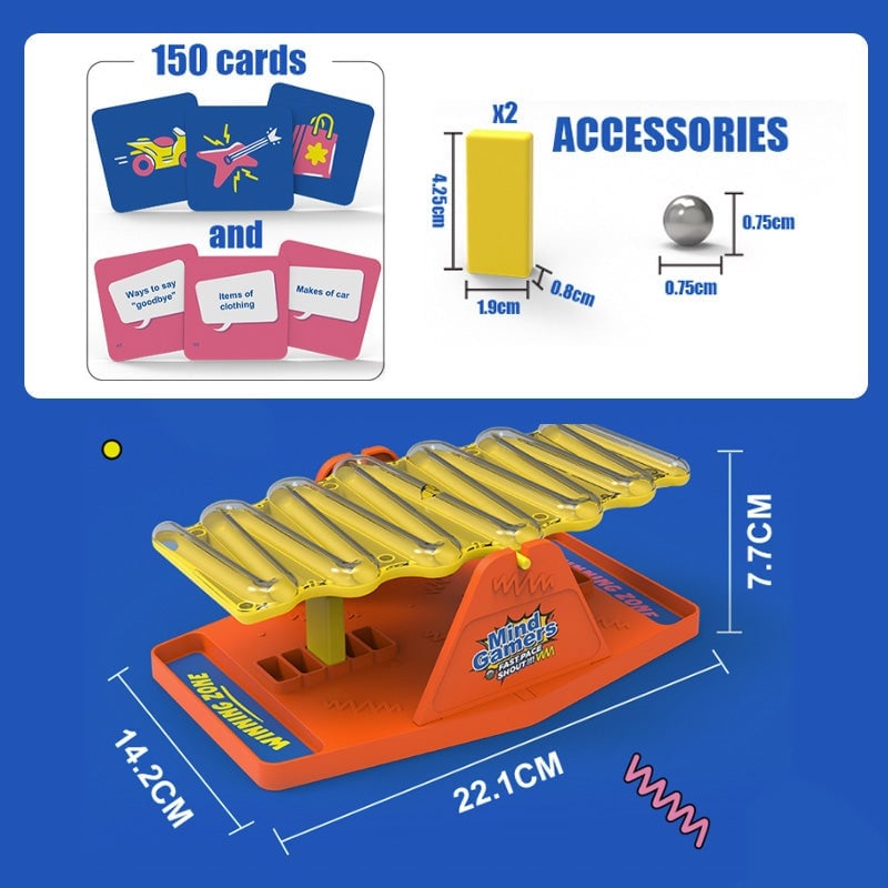 Seesaw Card Party Game Tabletop Toy
