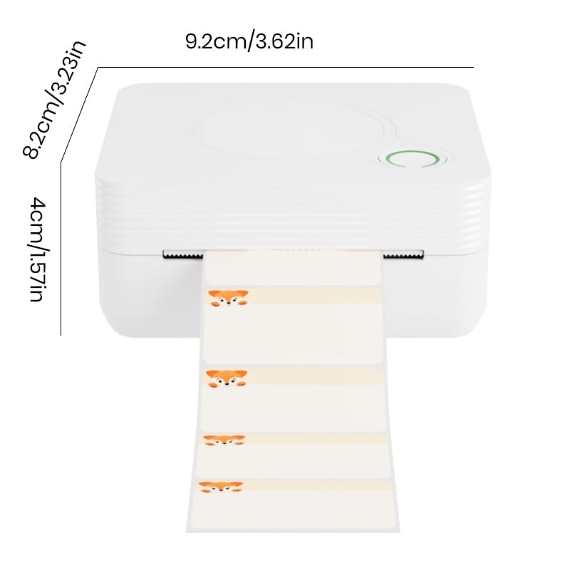 Bluetooth Tragbarer Aufkleberdrucker