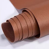 Self-adhesive leather refinisher
