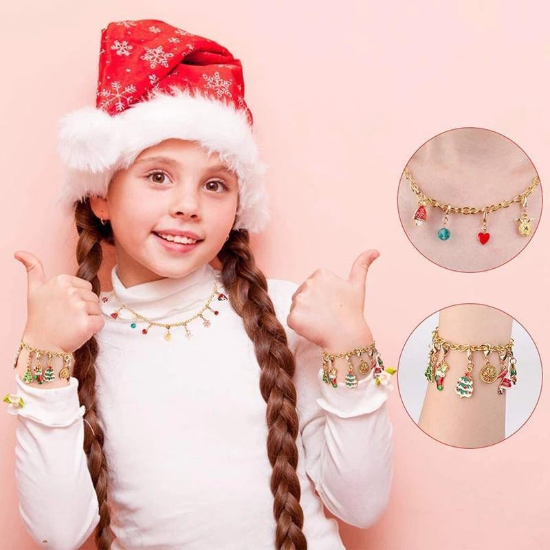 24 Tage Blindbox Weihnachten DIY Armband Kalender Geschenkbox Set