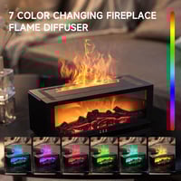 Eaglever Colorful Fireplace Flame Humidifier Aromatherapy Diffuser