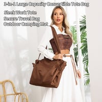 Sakerplus Foldable Oxford Canvas Crossbody Bag