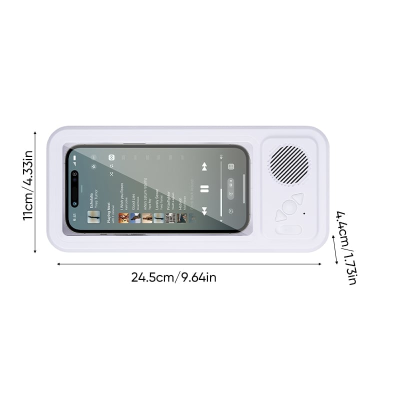 Sakerplus® Waterproof Bluetooth Speaker Phone Holder Box