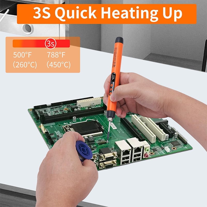 Portable USB Rechargeable Soldering Kit