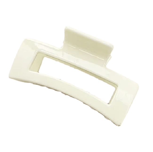 Minimalistische Silikon-Haifisch-Haarklammer