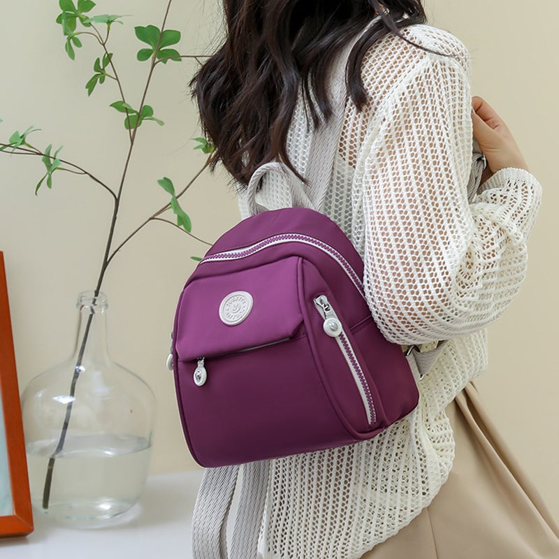 Lässiger wasserdichter Nylonrucksack mit großer Kapazität