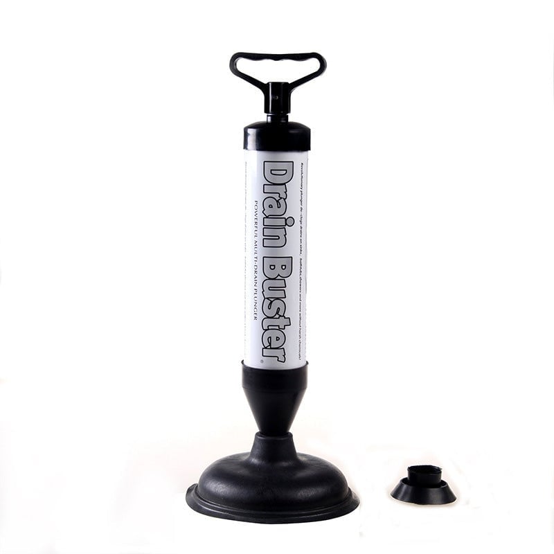 High-Pressure Toilet Plunger Set with Dual Suction Cups