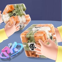 3D Rolling Ball Maze Cube