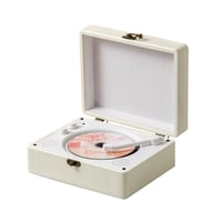 Bärbar retro CD-spelare med Bluetooth-ljud