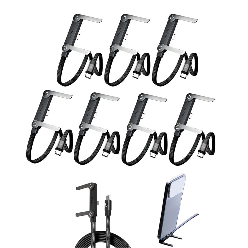 2-in-1 Invisible Holder Charger Cable
