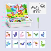 Magnetic Puzzle Learning Building Block Toys