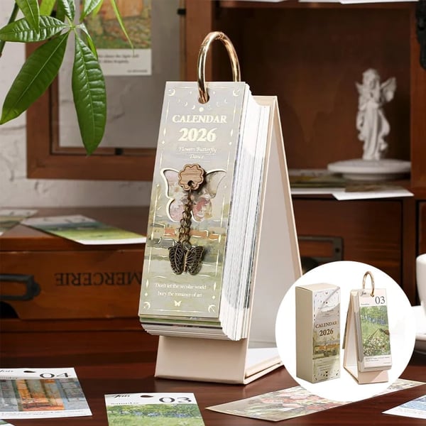 2026 Vintage Oil Painting Calendar