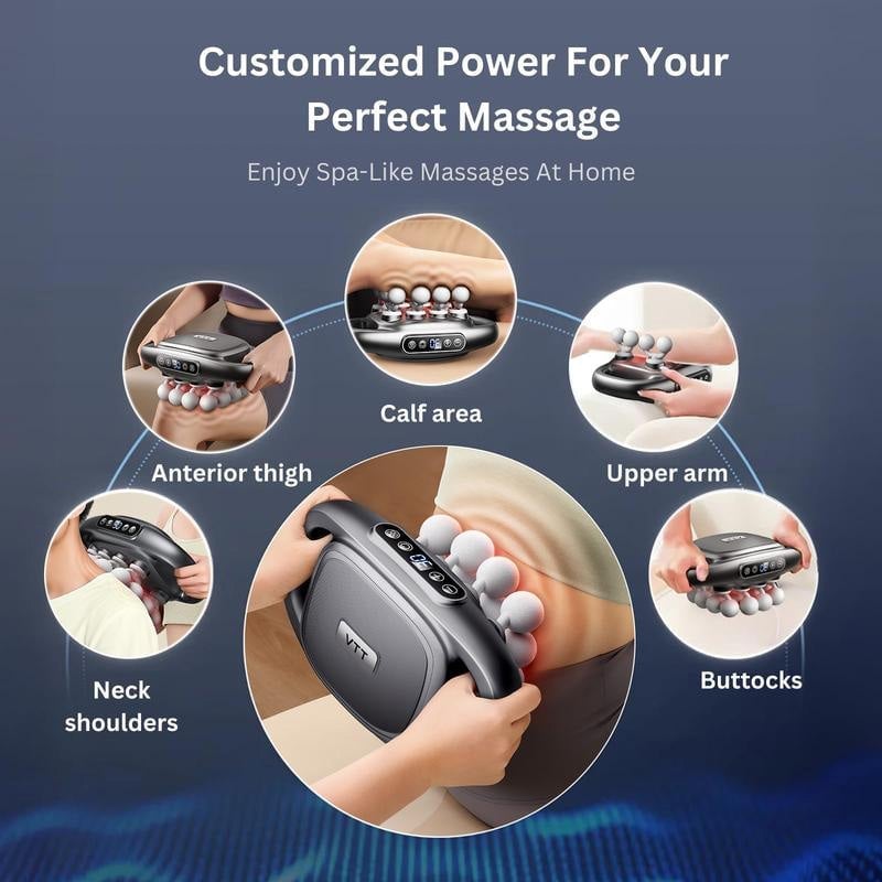 Pro 16-Head Deep Tissue Massage Gun