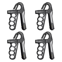 Adjustable electronic counting strength grip