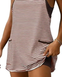 Striped Sleeveless Camisole Casual Jumpsuits