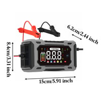 Intelligentes 12V 6A Batterieladegerät für Auto & Motorrad