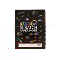 🌈Rainbow Scratch Art Notebook