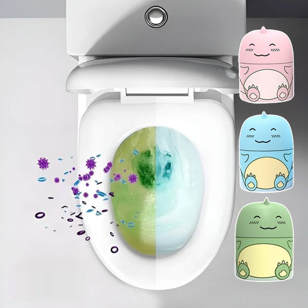 Cute Dinosaur-Shaped Toilet Bowl Cleaner Bottle
