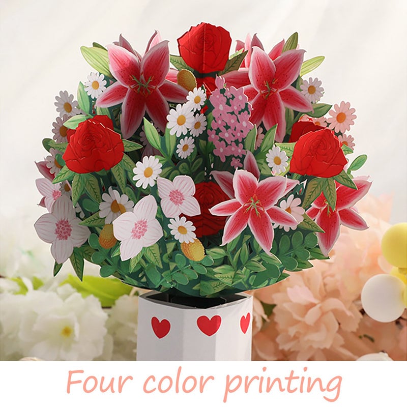 Paper Love 3D Cherry Blossom Flower Bouquet