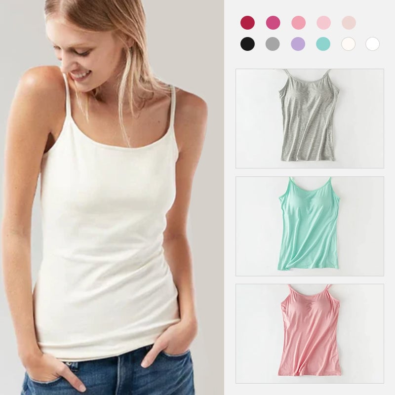 Tanktop med innebygd BH
