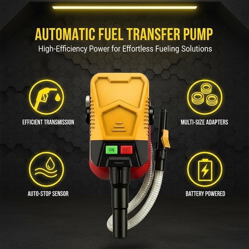 Self-Stopping Oil Transfer Pump