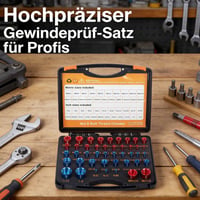 Gewindeprüfer-Set aus Aluminium
