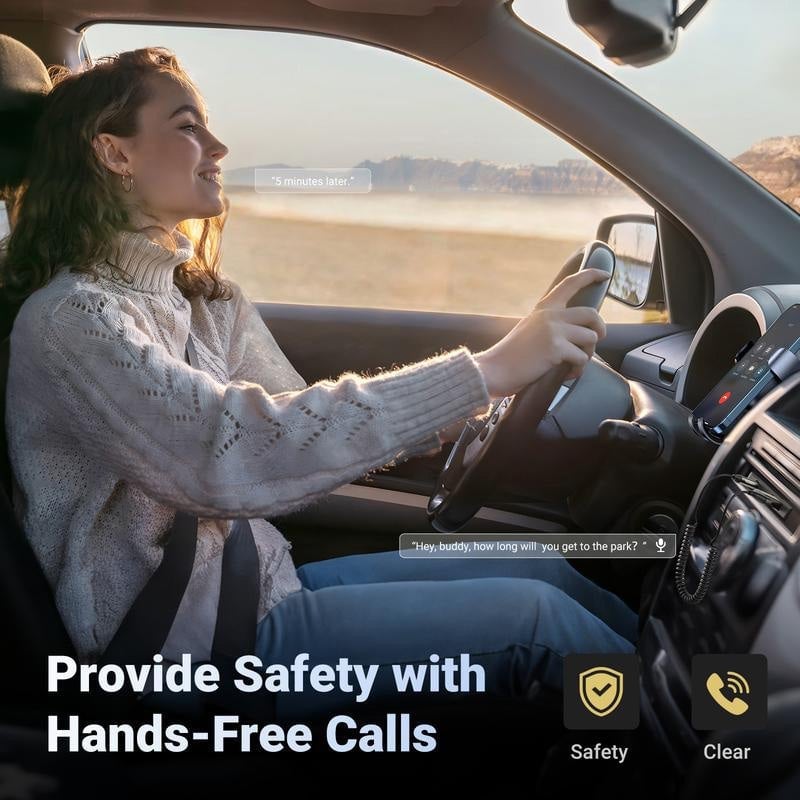 Bluetooth 5.3 Wireless Receiver for Hands-Free Car Audio
