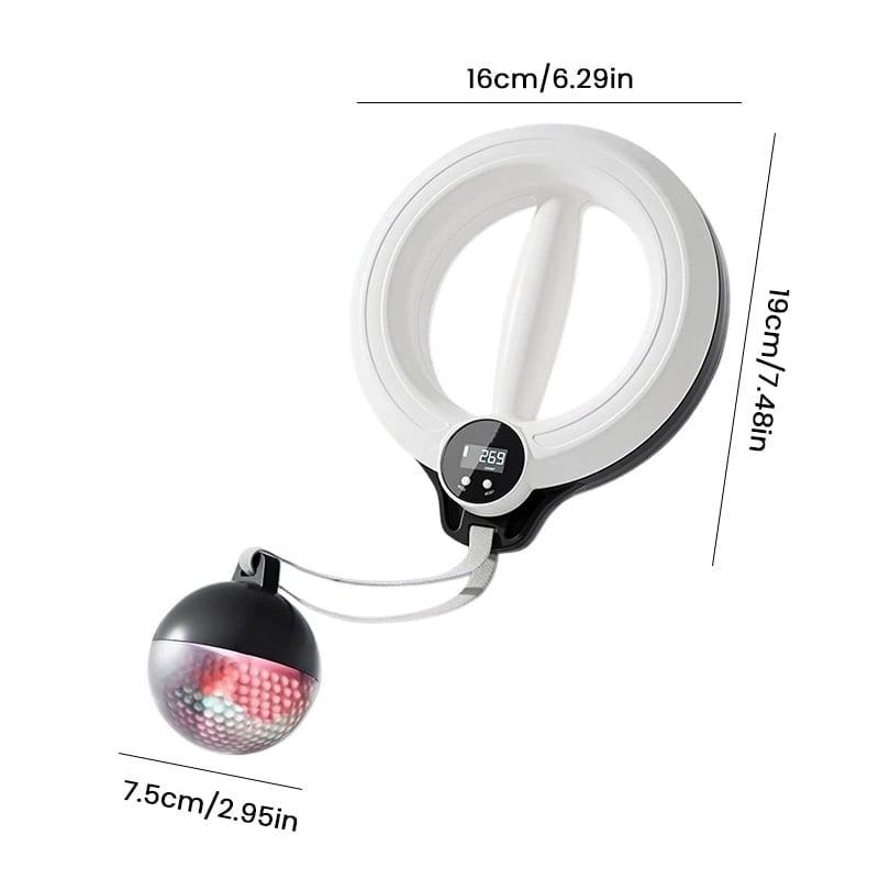 360° Smart LED Arm Hula Hoop Fitness Exerciser