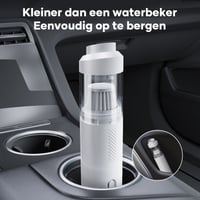Slanke V8 Mate draadloze autostofzuiger