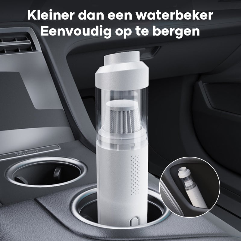 Slanke V8 Mate draadloze autostofzuiger