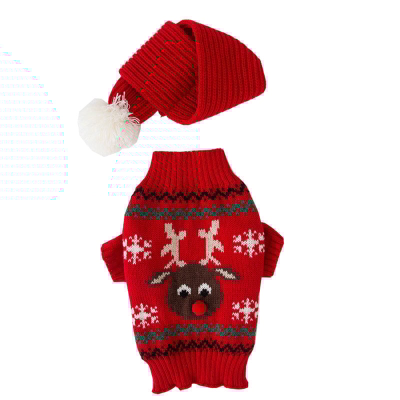 Vêtements Chauds de Noël pour Animaux de Compagnie