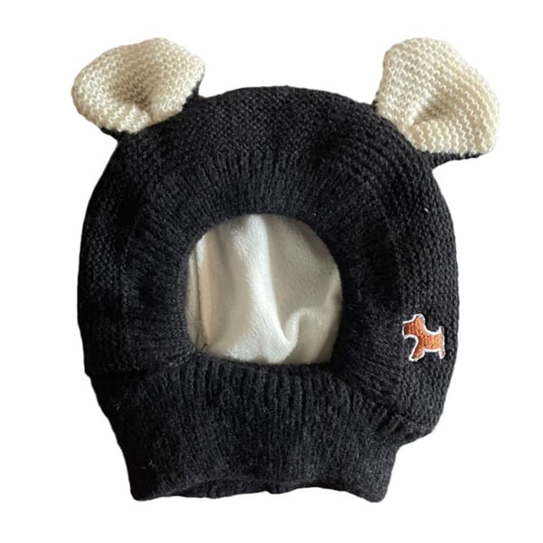 Dog Ear Muffs Noise-Protection Knitted Hat