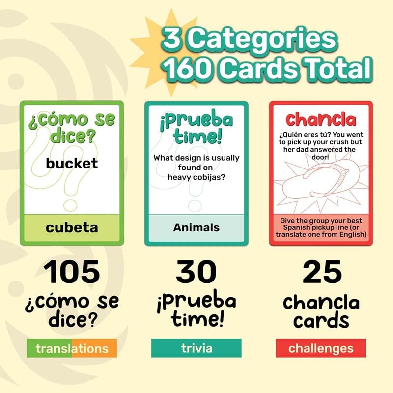Family Friendly Bilingual Card Game