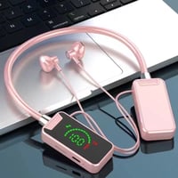 Bluetooth headset med digital display og nakkebøjle