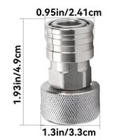 Stainless Steel Garden Hose Adapter