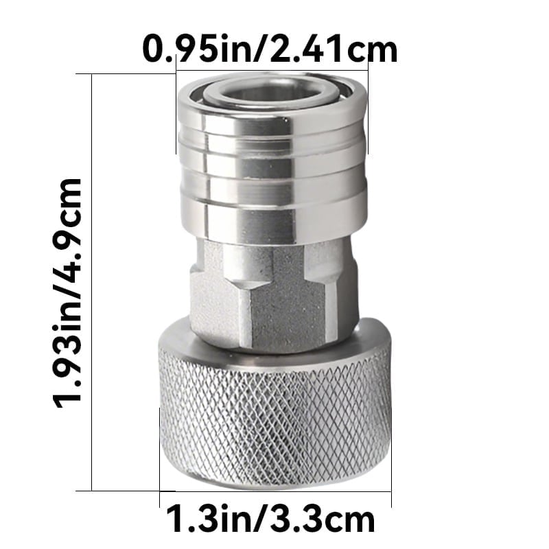 Stainless Steel Garden Hose Adapter