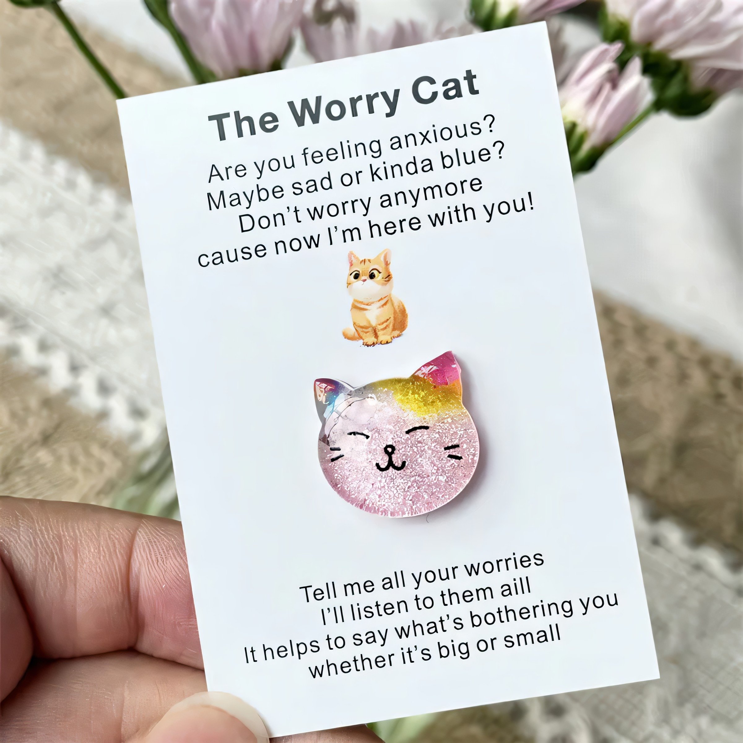Cat encouragement card
