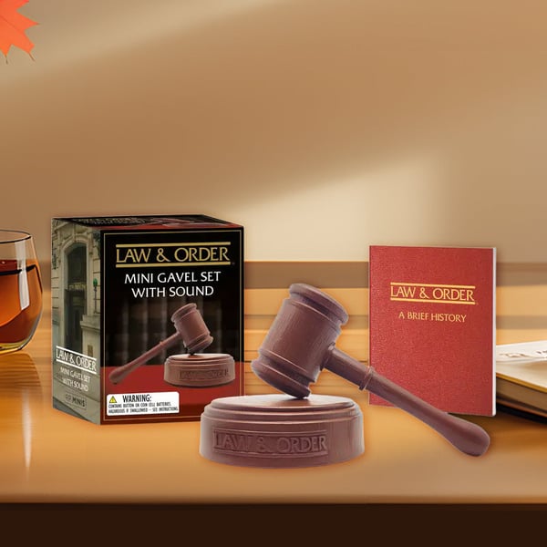 Law & Order: Mini Gavel Set with Sound