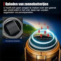 6-in-1 draagbare LED-campinglantaarn op zonne-energie