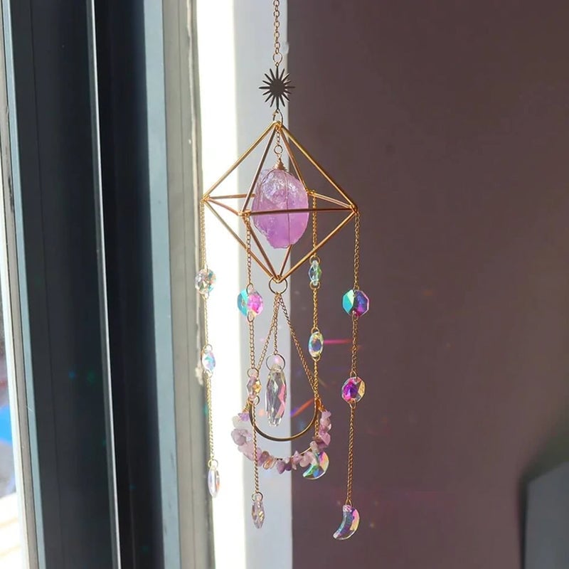 Crystal Sun Catcher Hanging Wind Chime