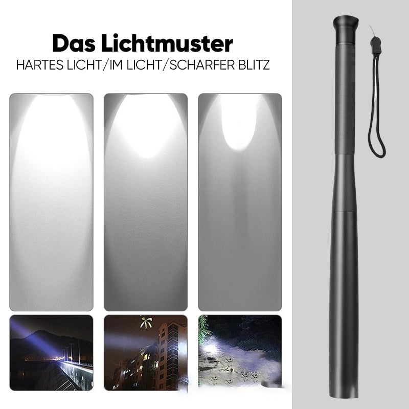 🔥Baseballschläger LED Taschenlampe