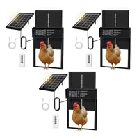 Sakerplus Automatic Chicken Coop Door Solar Powered