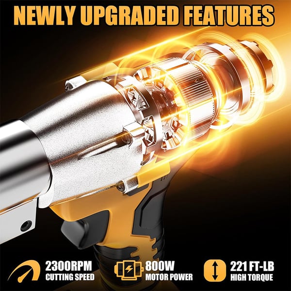 Sakerplus Cordless Sheet Metal Cutter Brushless